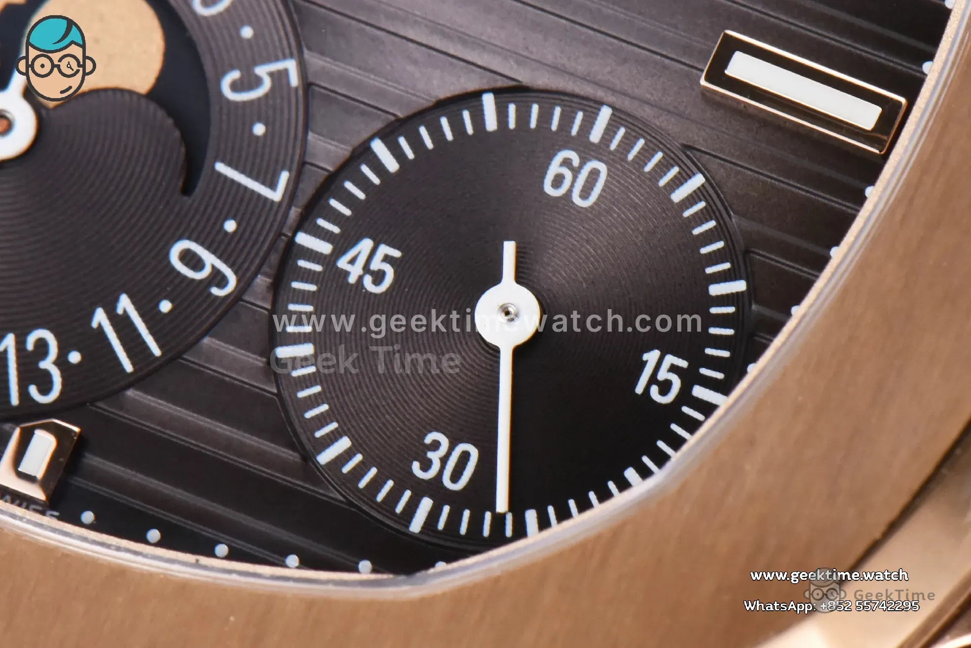 Nautilus 5712 41mm PPF RG quadrante nero bracciale RG A240 V2 - Image 7