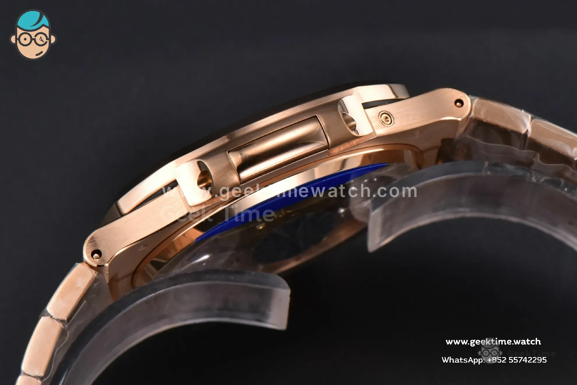 Nautilus 5712 41mm PPF RG quadrante nero bracciale RG A240 V2 - Image 14