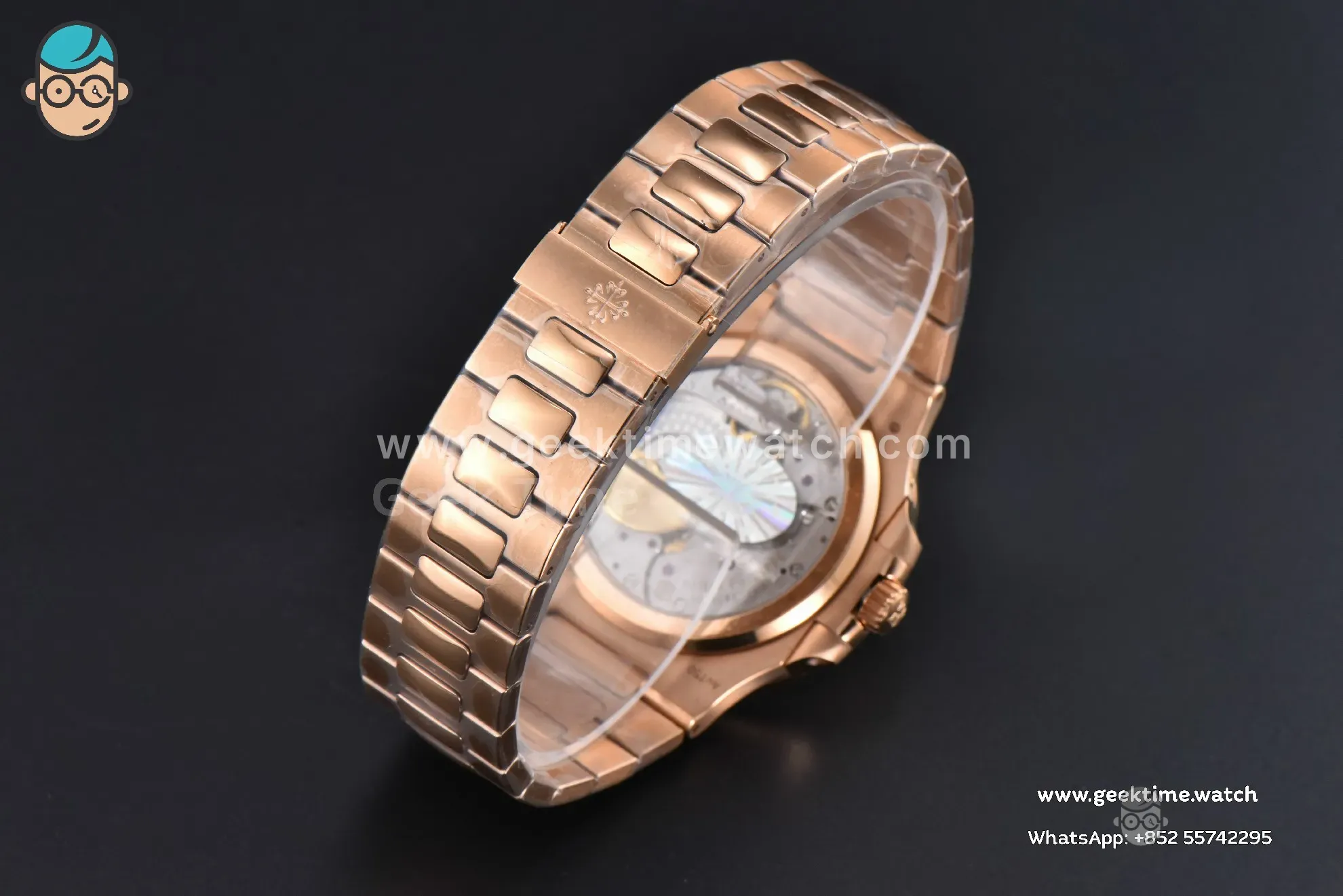 Nautilus 5712 41mm PPF RG quadrante nero bracciale RG A240 V2 - Image 30