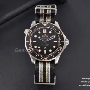 Seamaster 300 “No Time to Die” Limited Edition VSF 42mm Nato-Armband (Metallarmband) V4