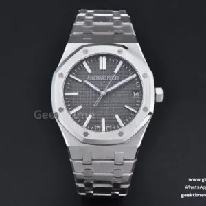 Royal Oak 15510 “50th Anniversary” APSF 41mm SS cadran gris bracelet SS SA4302 Super Clone