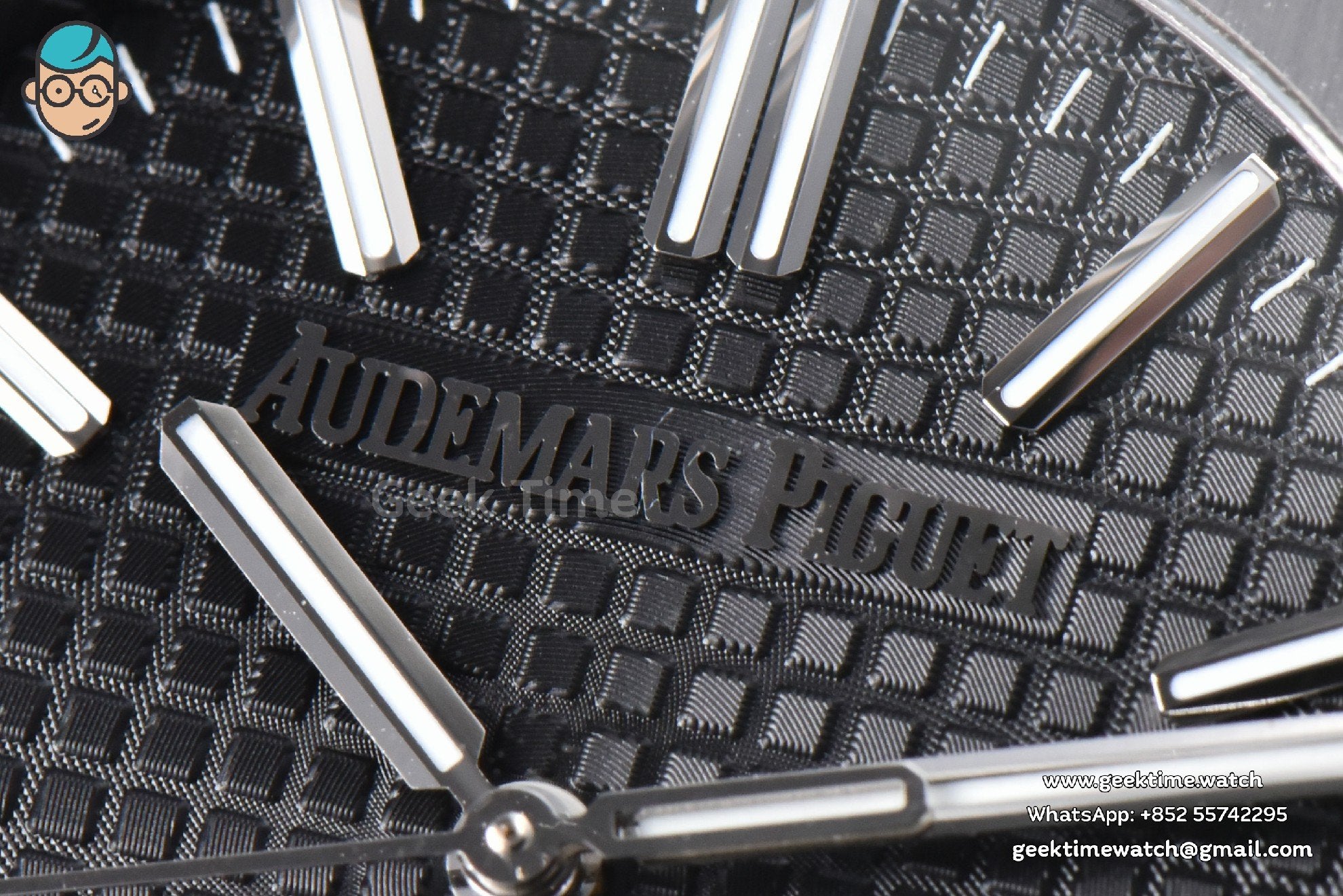 Royal Oak 15510 “50th Anniversary” APSF 41mm SS quadrante nero bracciale SS SA4302 Super Clone - Image 8