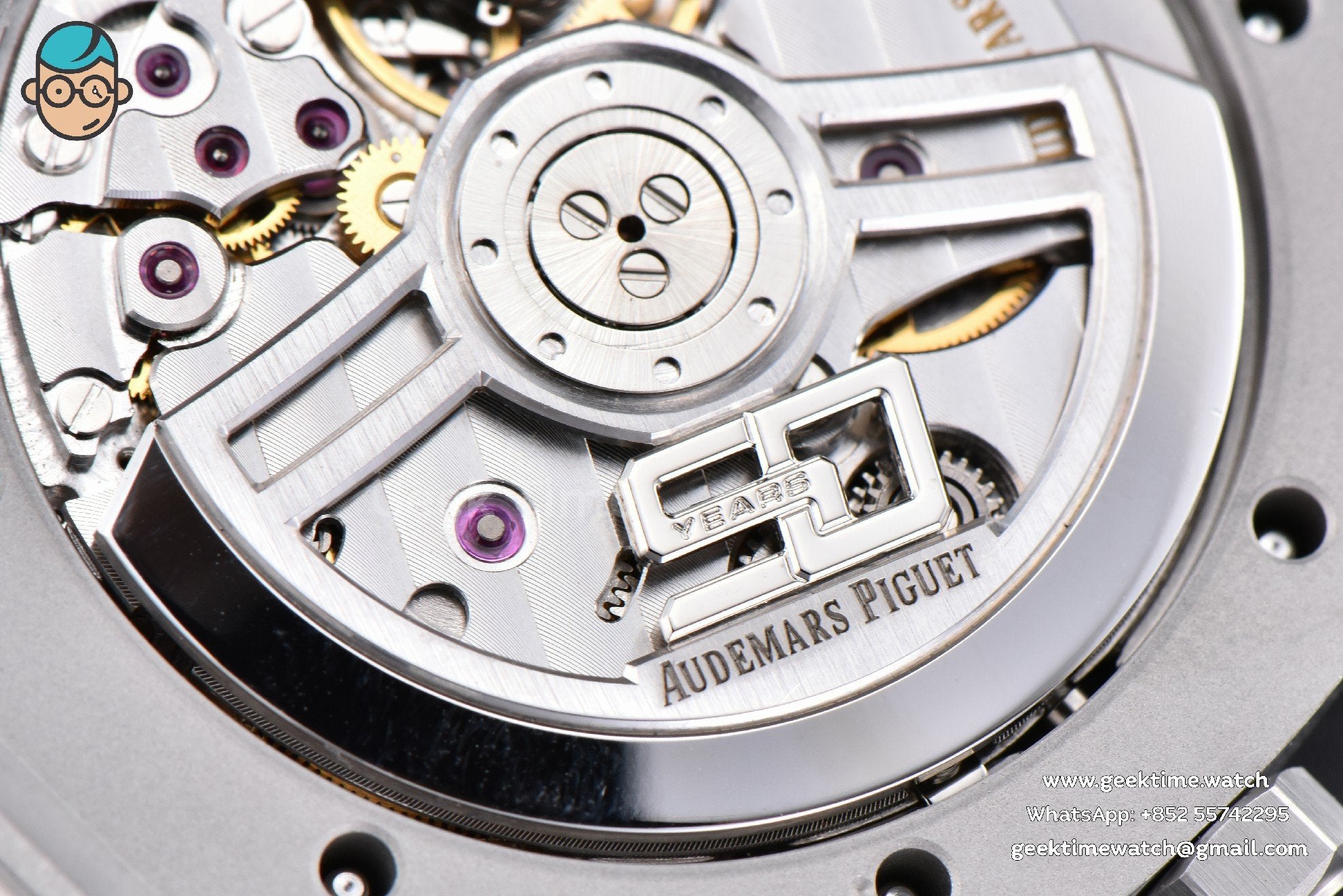 Royal Oak 15510 “50th Anniversary” APSF 41mm SS quadrante nero bracciale SS SA4302 Super Clone - Image 19