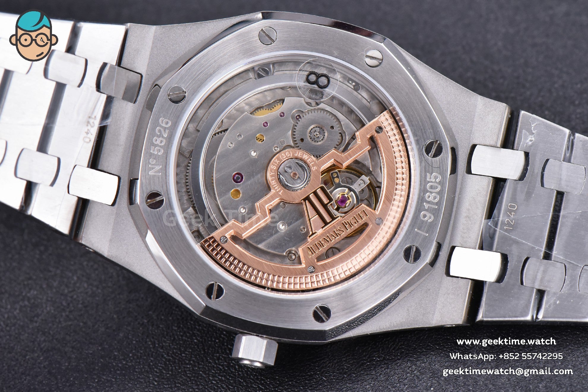 Royal Oak 15202 XF 39mm esfera azul texturizada brazalete SS A2121 - Image 24