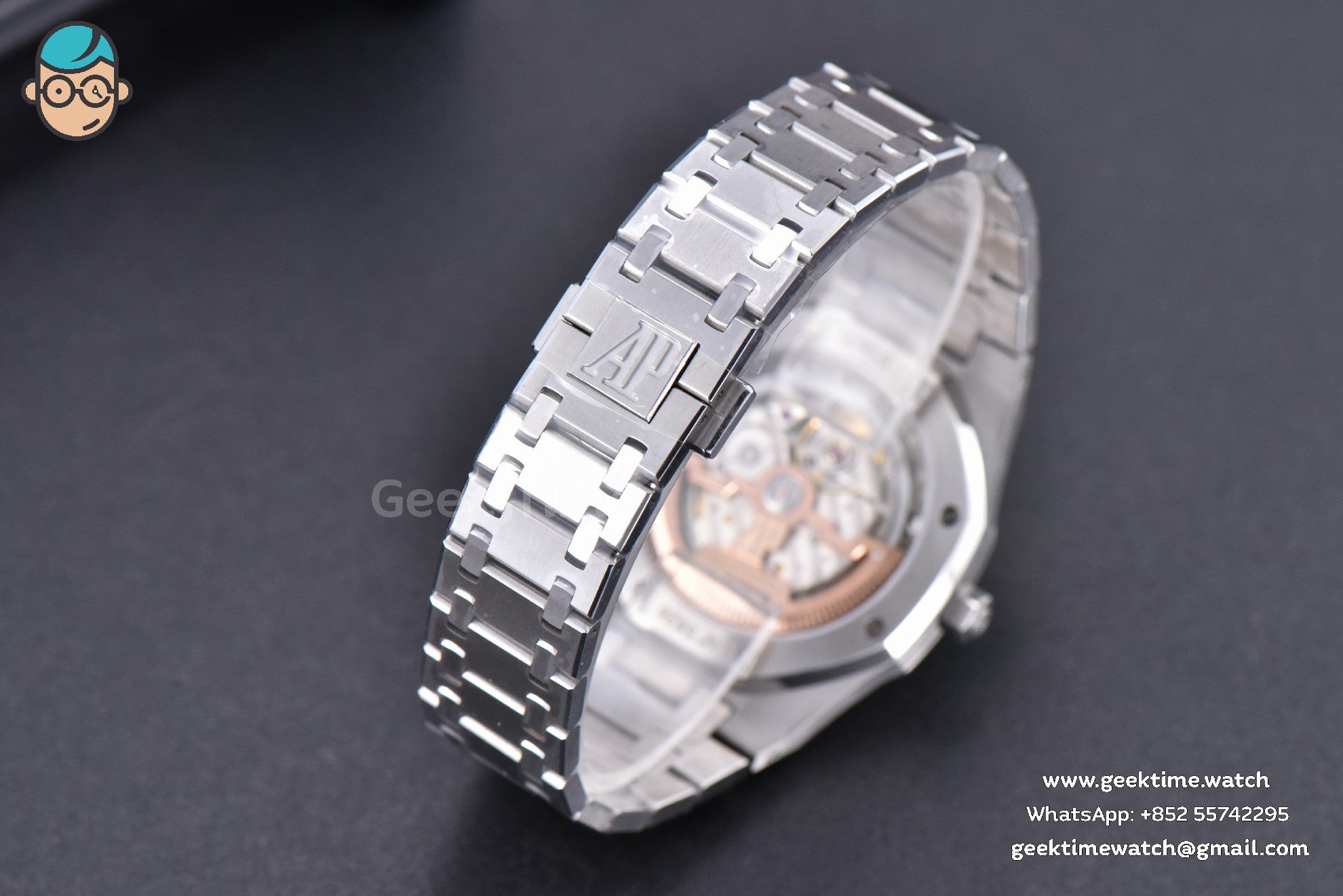 Royal Oak 15202 XF 39mm esfera azul texturizada brazalete SS A2121 - Image 14