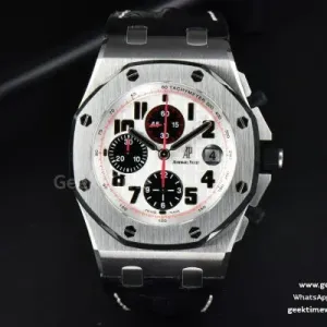 Royal Oak Offshore 42mm JF Ultimate Edition ‘Panda’ bracelet cuir noir A7750 V3
