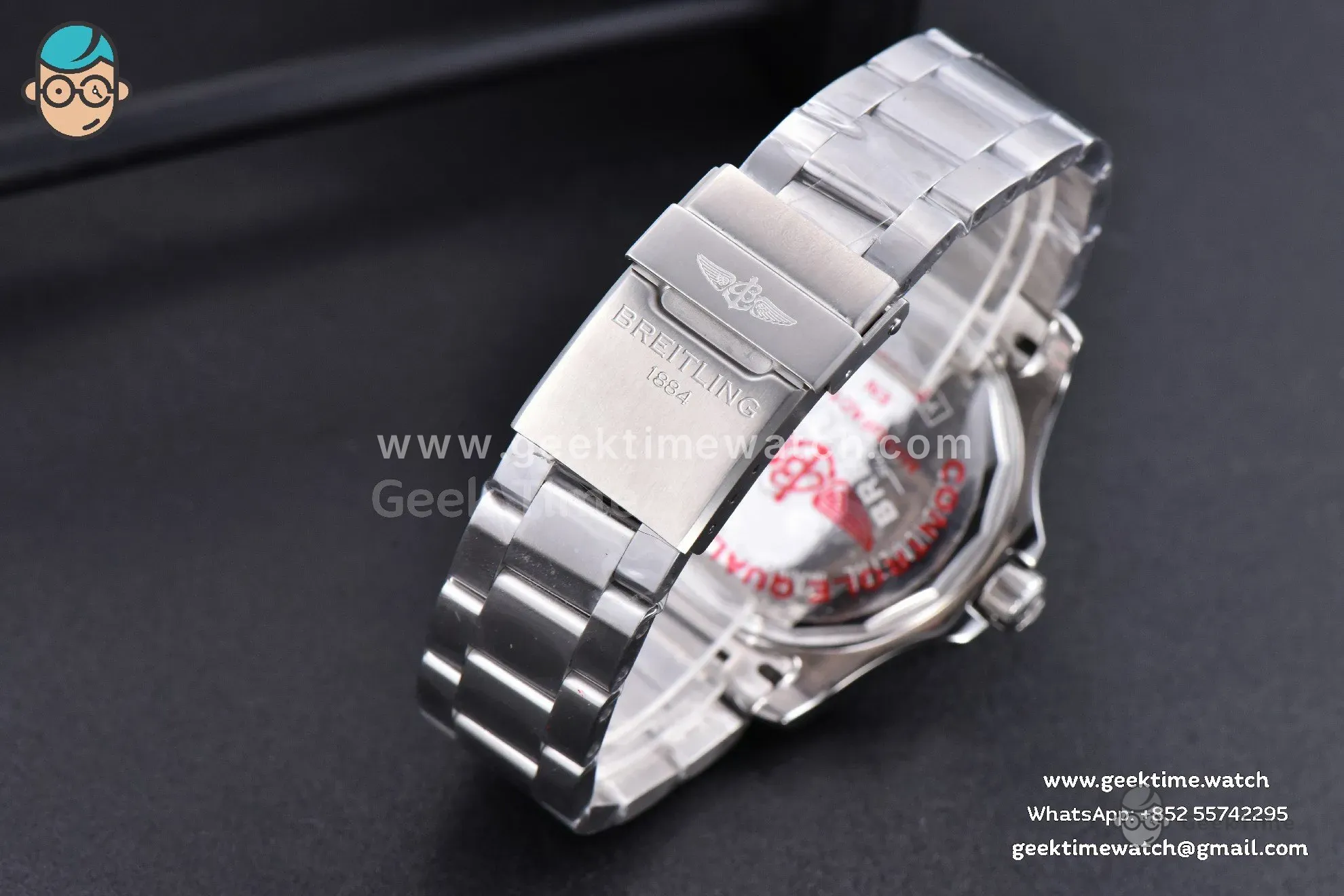 SuperOcean TF 44mm Black Ceramic Black Dial Stick Marker SS Bracelet A2824 - Image 22