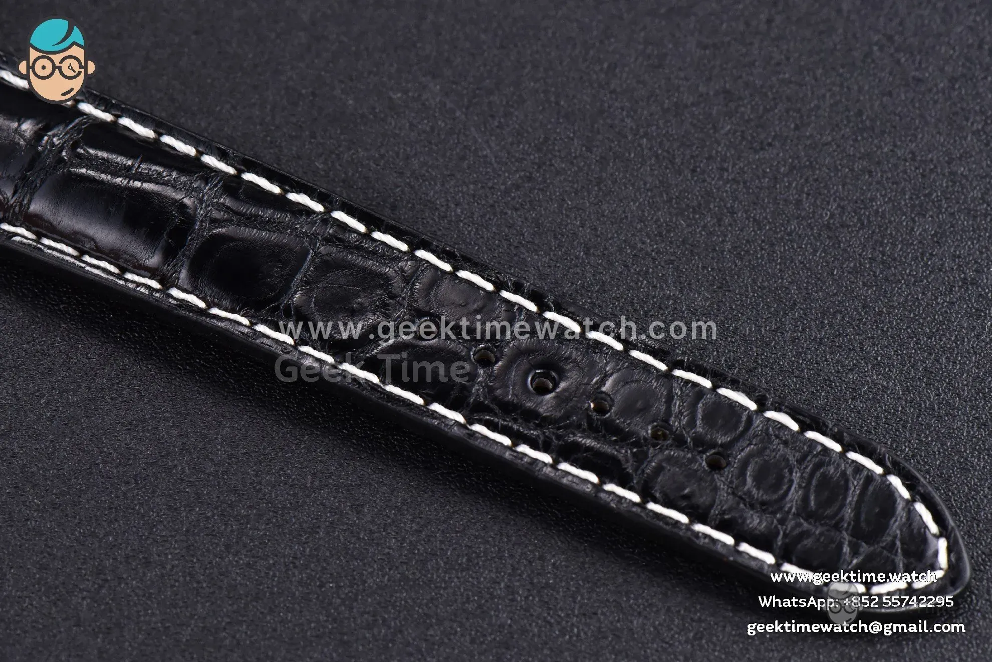 Navitimer TF 38mm SS Black Dial Gray Bezel Black Leather Strap A2824 - Image 24