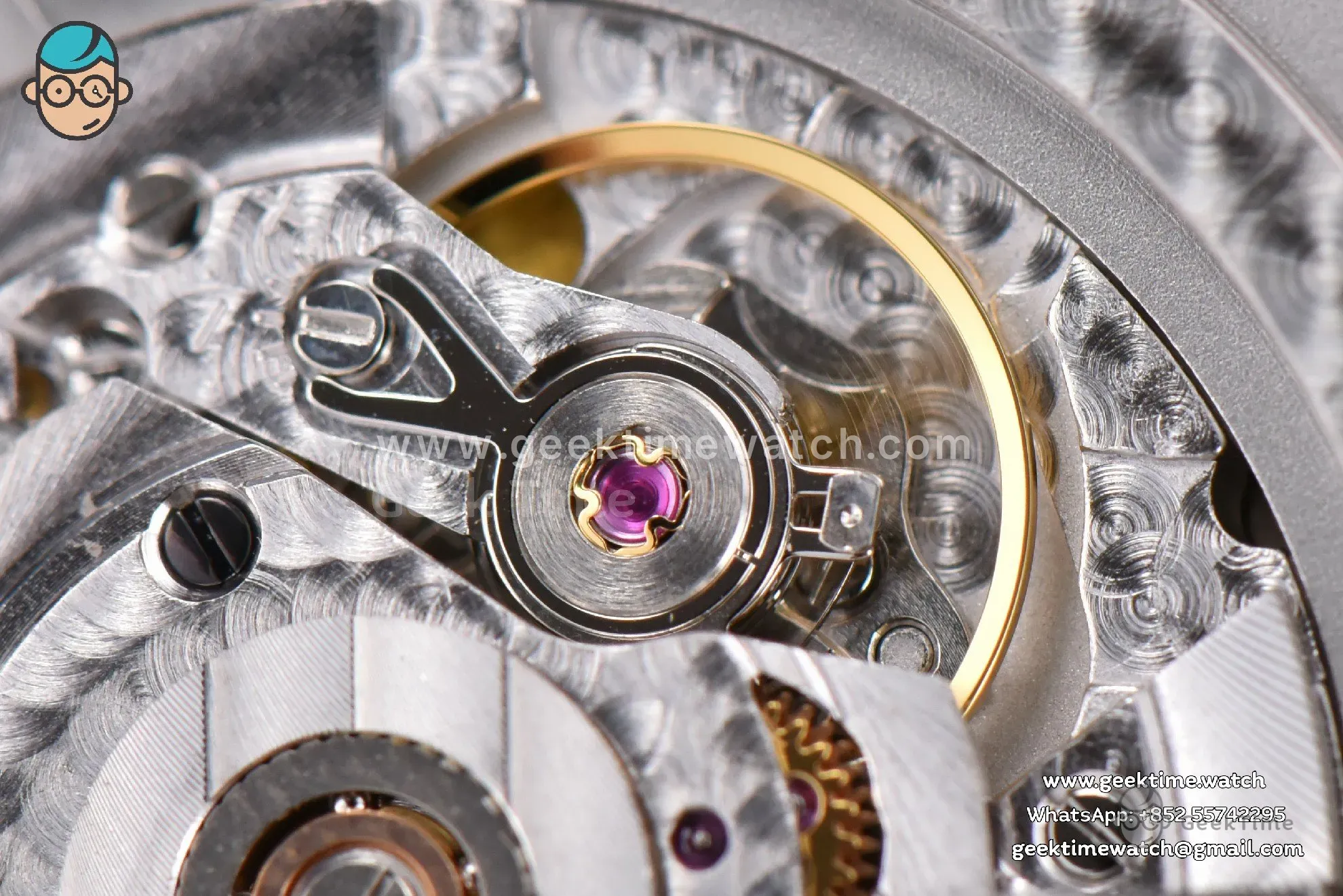 Transocean Day & Date V7F 43mm RG quadrante nero cinturino in pelle nera Clone CA145 - Image 18
