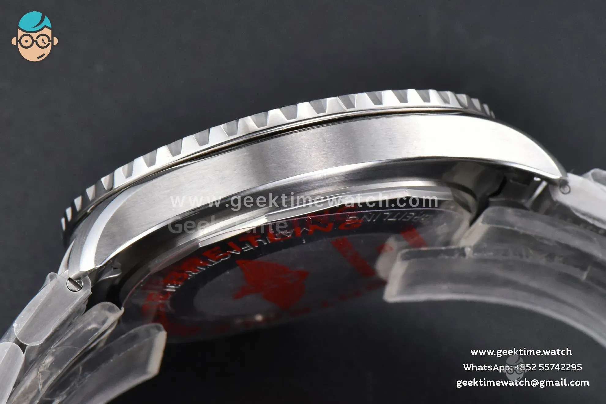 SuperOcean 44mm TF Blue Bezel Blue/White Dial SS Bracelet A2824 - Image 14