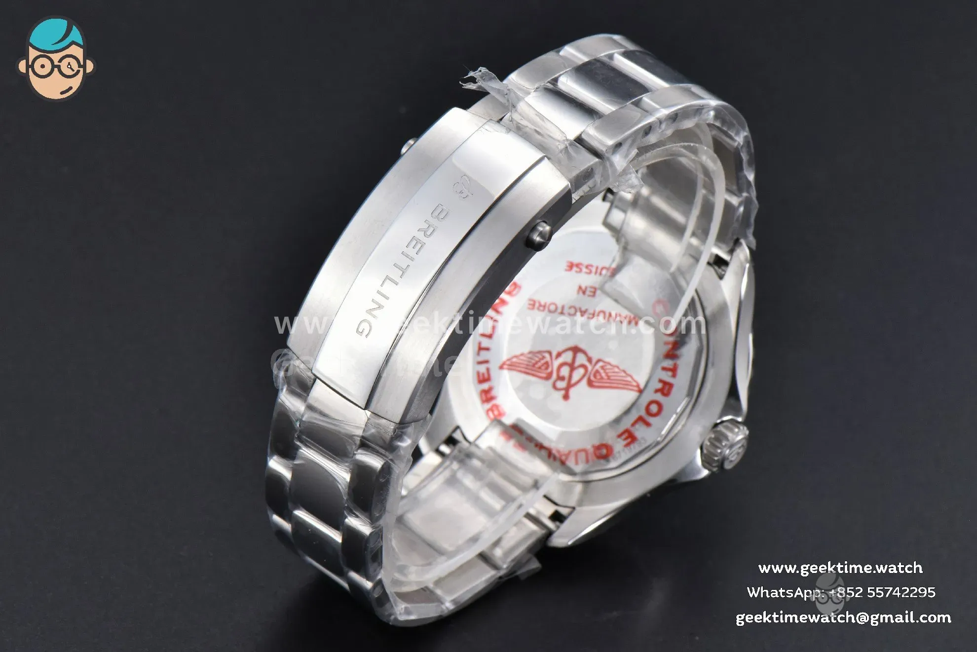 SuperOcean 44mm TF Blue Bezel Blue/White Dial SS Bracelet A2824 - Image 30