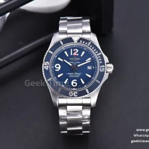 SuperOcean Automatic TF 44mm cadran bleu bracelet SS A2824