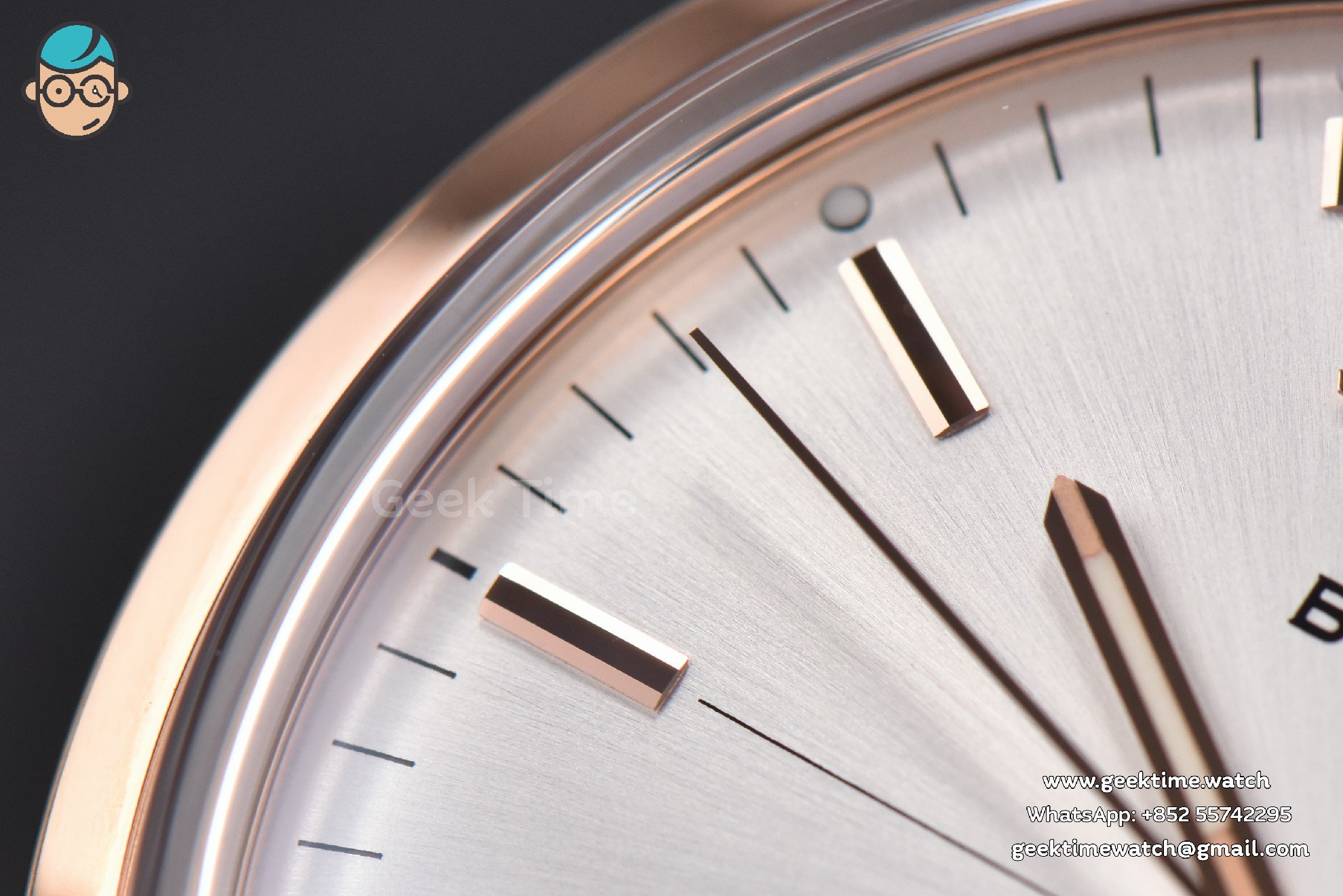 Transocean Day & Date V7F 43mm RG quadrante argento cinturino in pelle marrone Clone CA145 - Image 8