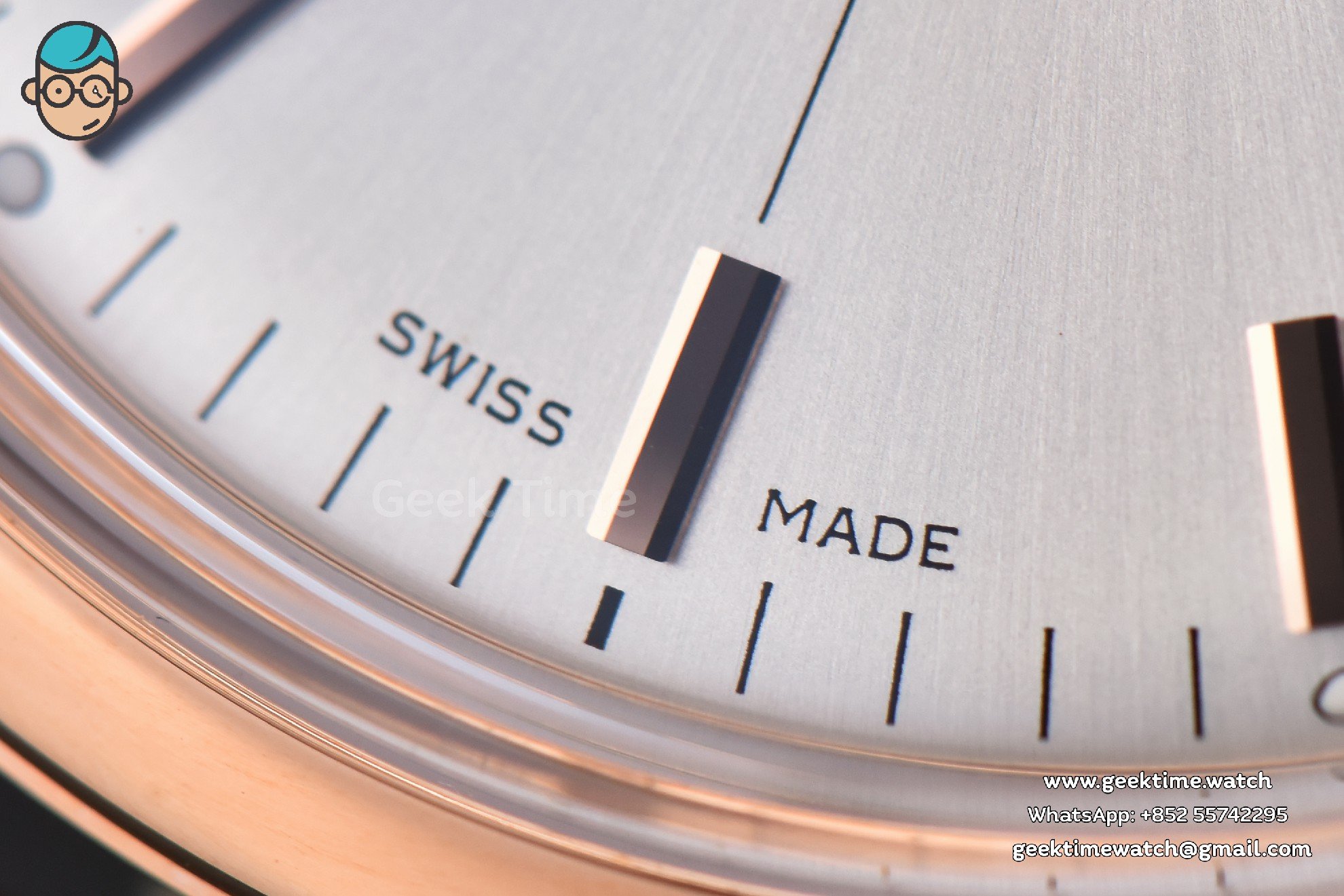 Transocean Day & Date V7F 43mm RG quadrante argento cinturino in pelle marrone Clone CA145 - Image 9