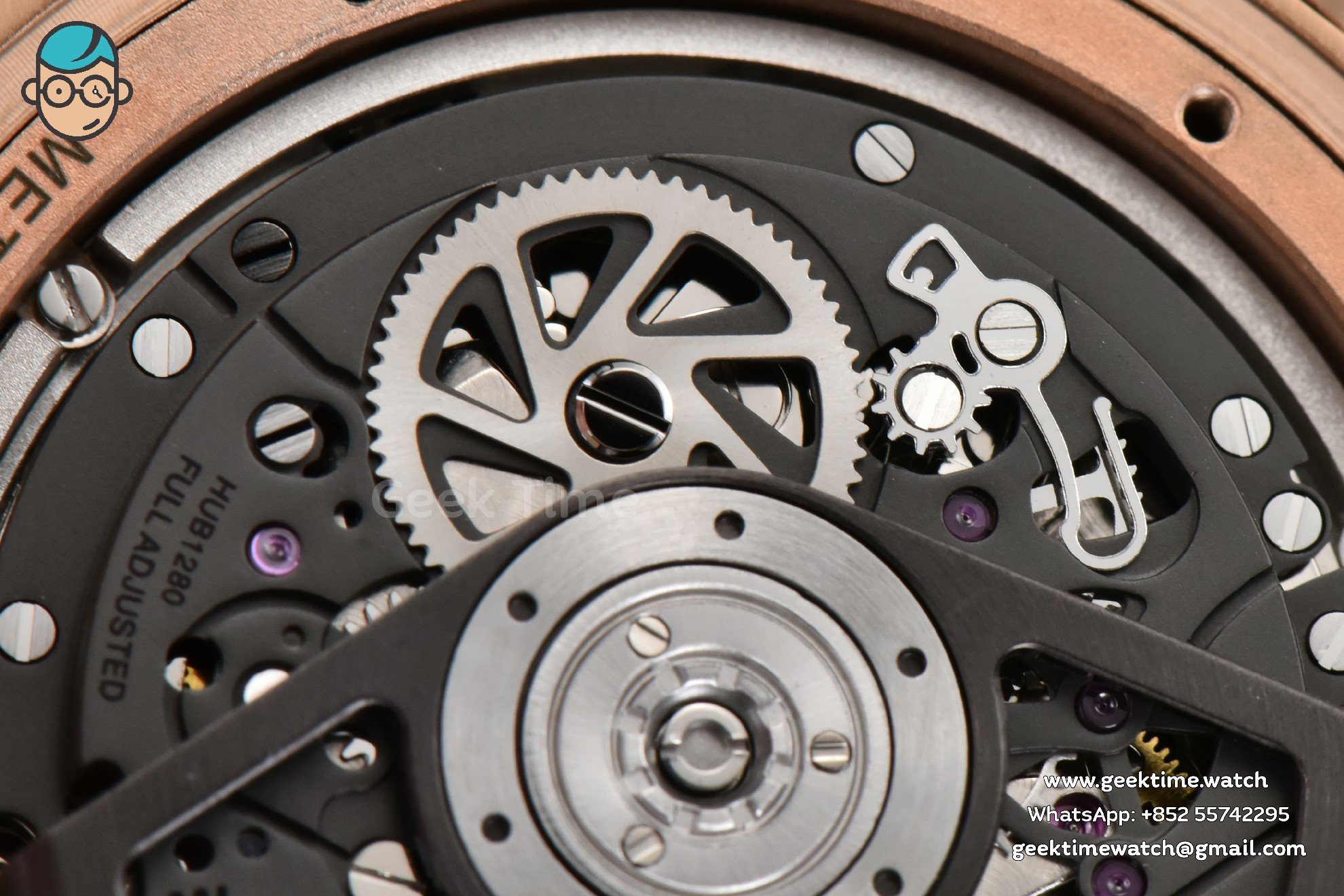 Big Bang Unico Rainbow King RG Diamond 45mm ZF skelettiert, Regenbogen-Gummiarmband A1280 - Image 22