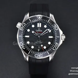 Seamaster Diver 300M 42mm ZF ceramica nera quadrante nero cinturino in caucciù nero A8800