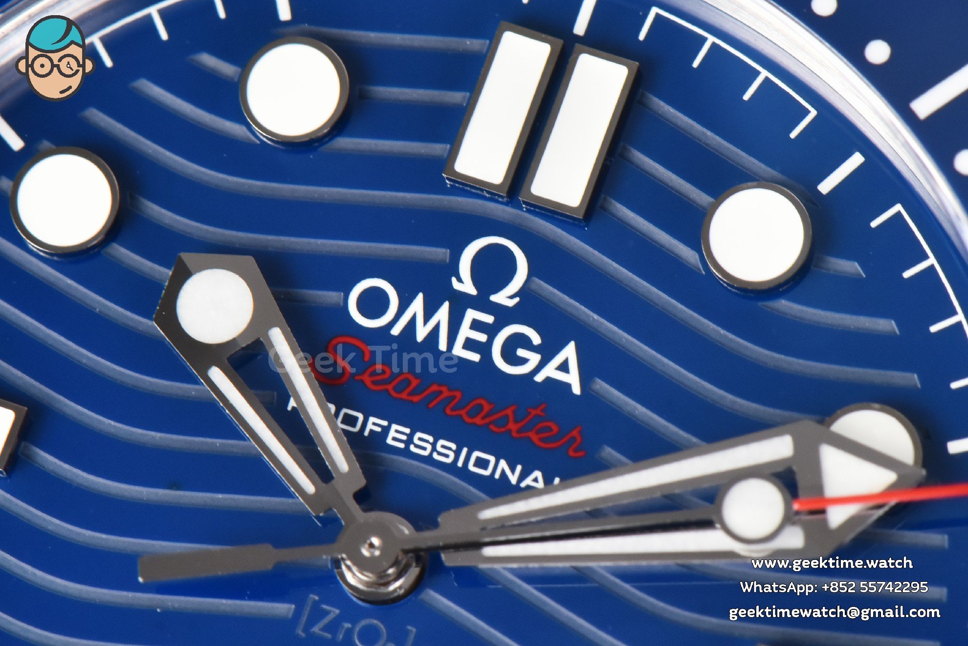 Seamaster Diver 300M 42mm ZF Blue Ceramic Blue Dial SS Bracelet A8800 - Image 3