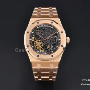 Royal Oak 15407 RG 41mm ZF esfera esqueleto brazalete RG A3132
