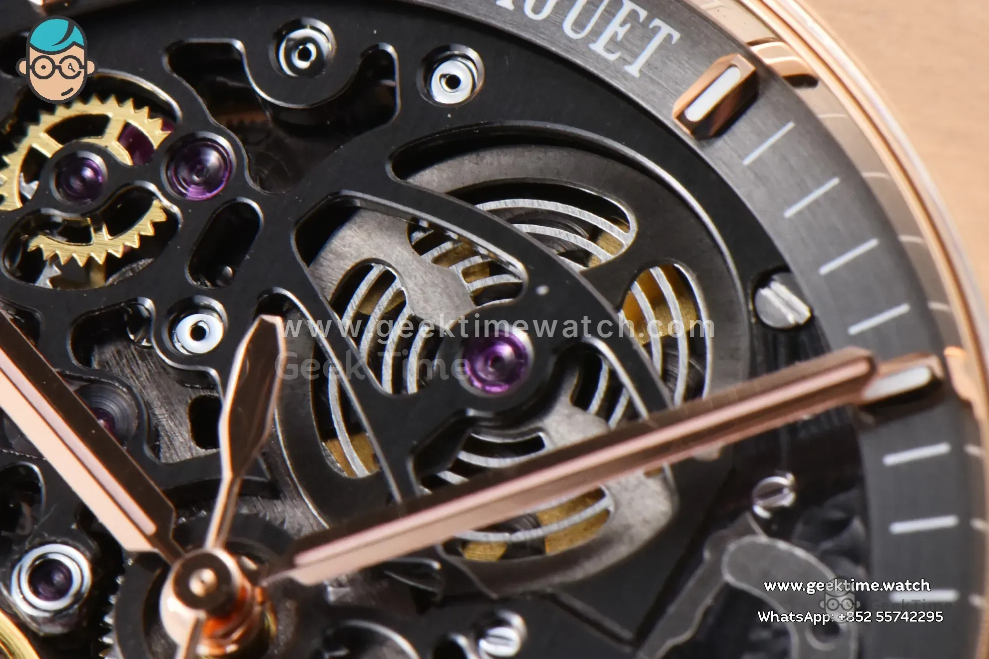Royal Oak 15407 RG 41mm ZF esfera esqueleto brazalete RG A3132 - Image 3