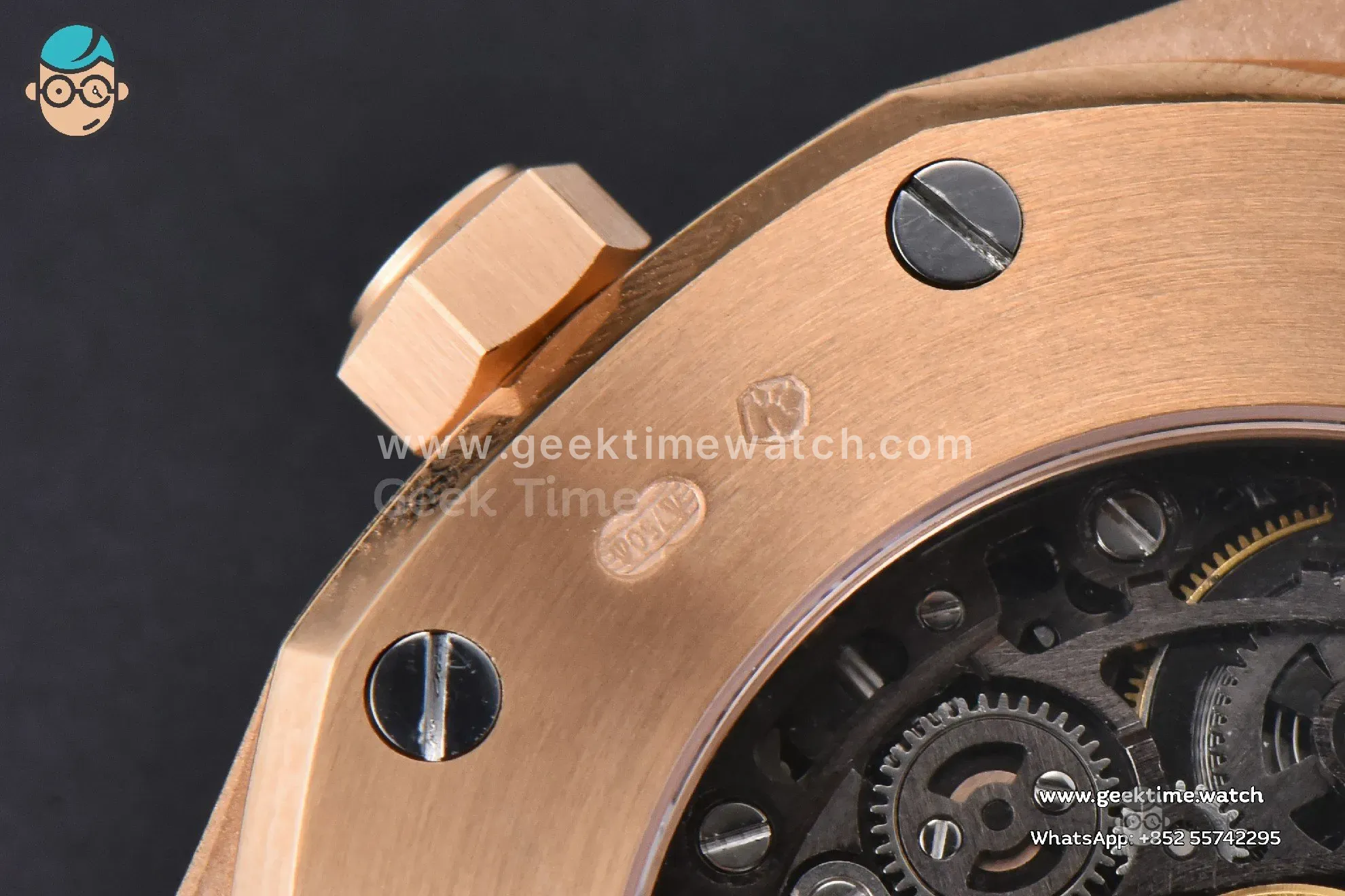 Royal Oak 15407 RG 41mm ZF esfera esqueleto brazalete RG A3132 - Image 23