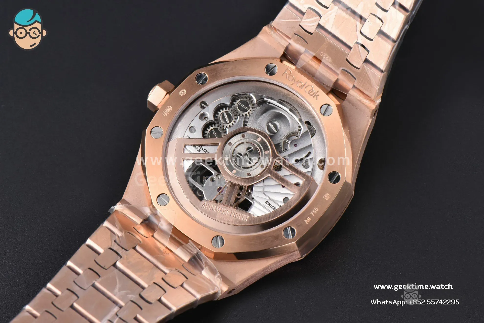 Royal Oak Tourbillon 41mm R8F RG esfera verde brazalete RG Flying Tourb V2 - Image 10