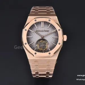 Royal Oak Tourbillon 41mm R8F RG Gray Dial RG Bracelet Flying Tourb V2