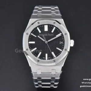 Royal Oak 15510 41mm ’50th Anniversary’ ZF esfera negra brazalete SS SA4302