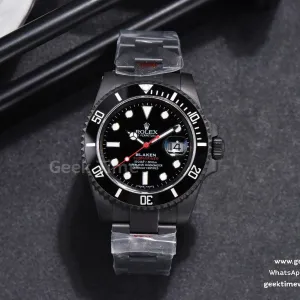 Blaken Submariner 116610 LN IPKF Red Hand Red Text PVD Bracelet A2836