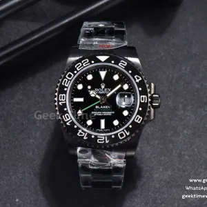 Blaken GMT Master 116710 LN IPKF lancetta verde bracciale PVD A2836