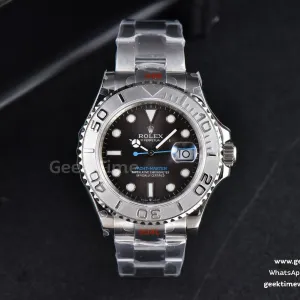 Yacht-Master 126622 904L GMF 40mm rhodiumfarbenes Zifferblatt SS-Armband VR3235