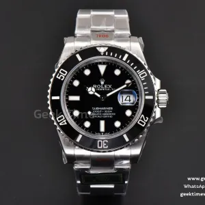 Submariner 126610 LN 41mm King Black Ceramic Black Dial SS Bracelet VR3235