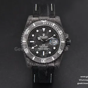 Submariner 40mm DIW VSF Forged Carbon Black Element Nylon Strap