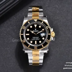 Submariner 116613 LN 904L 40mm VSF Black Ceramic YG/SS Bracelet VS3135