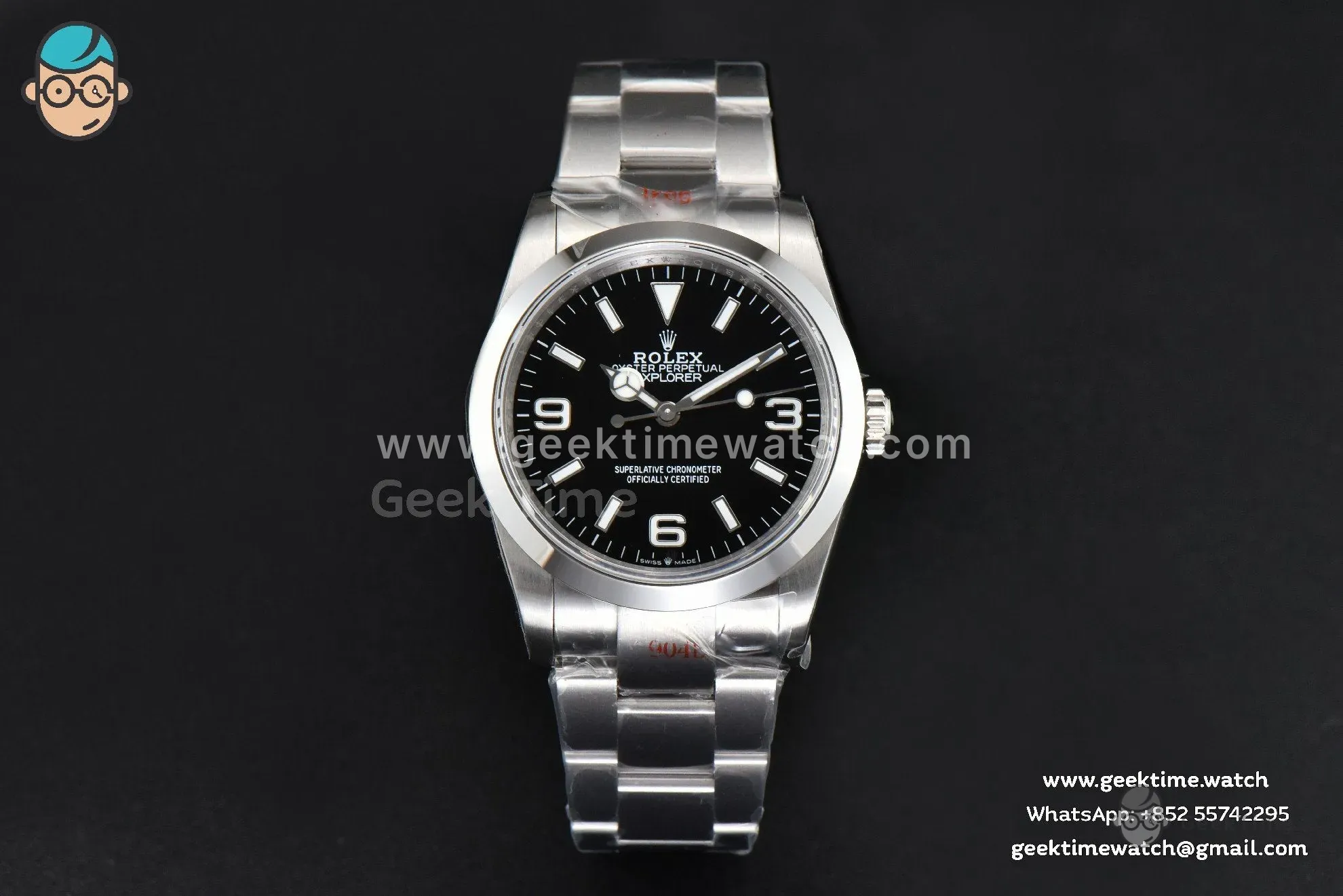 Explorer 214270 39mm 904L VSF Black Dial SS Bracelet VR3230