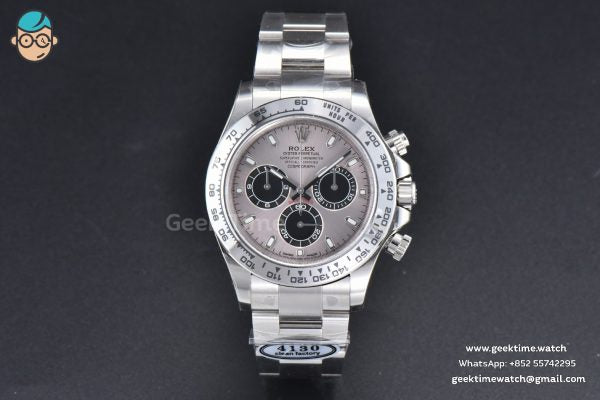 Daytona 116509 SS Clean CF Gray Dial Black Subdial SS Bracelet A4130 - Image 3