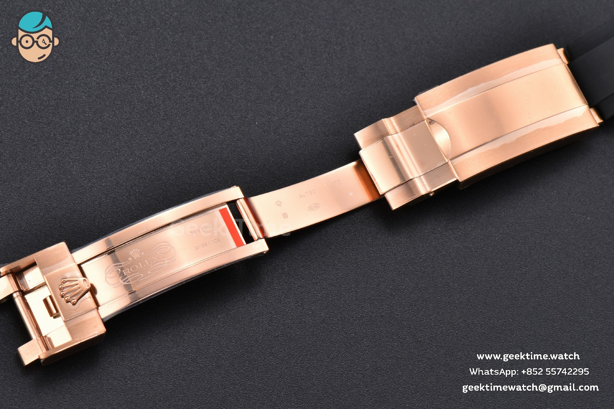 Yacht-Master 126655 904L 40mm RG Clean CF Ceramic Black Dial Oysterflex Strap VR3235 - Image 28