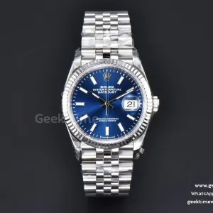 DateJust 36mm 904L VSF quadrante blu Jubilee VS3235