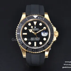 Yacht-Master 226658 Clean CF 42mm Keramik schwarzes Zifferblatt Oysterflex-Armband VR3235