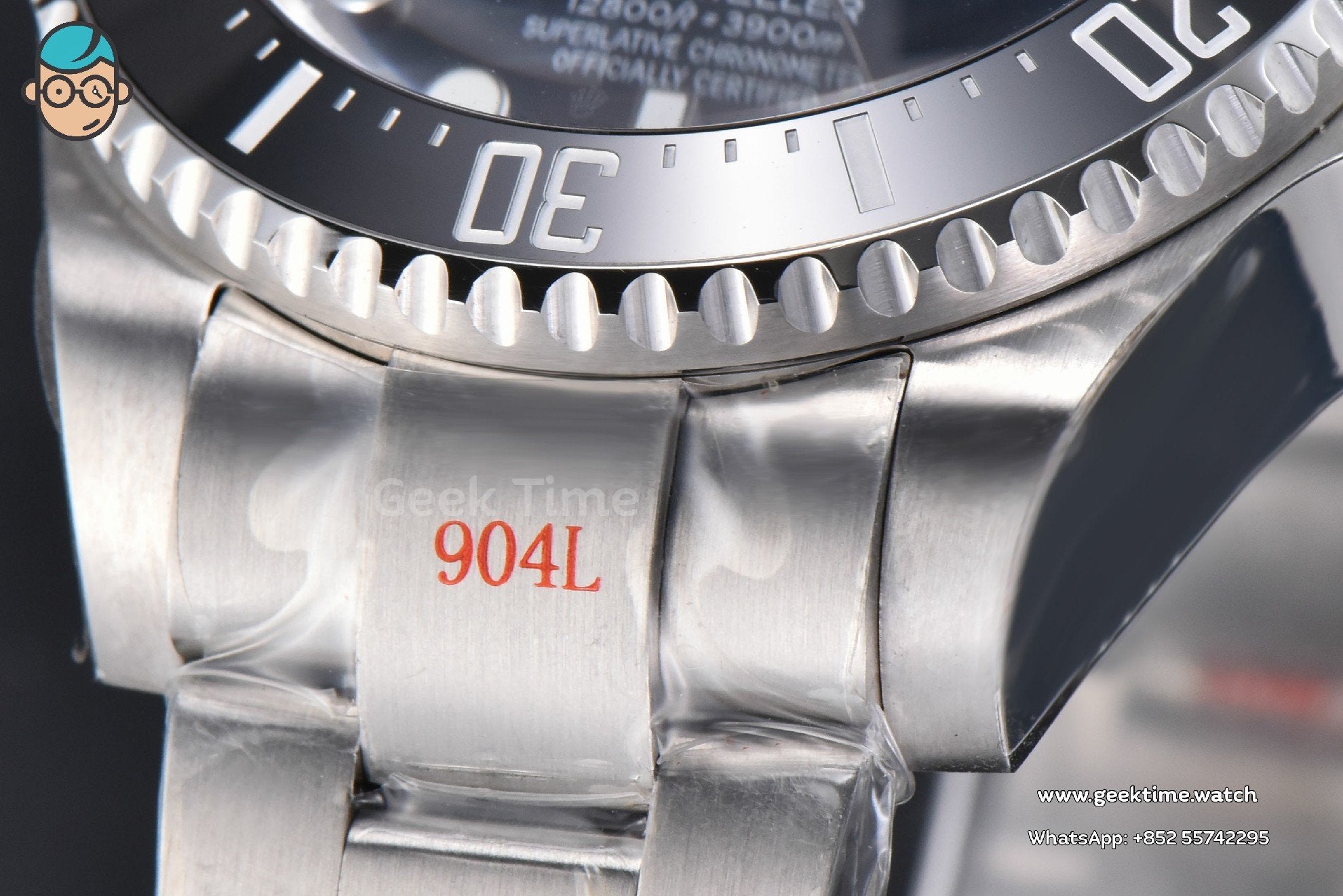 DeepSea Dweller 126660 44mm GMF SS Gradient Blue Dial SS Bracelet VR3235 - Image 9
