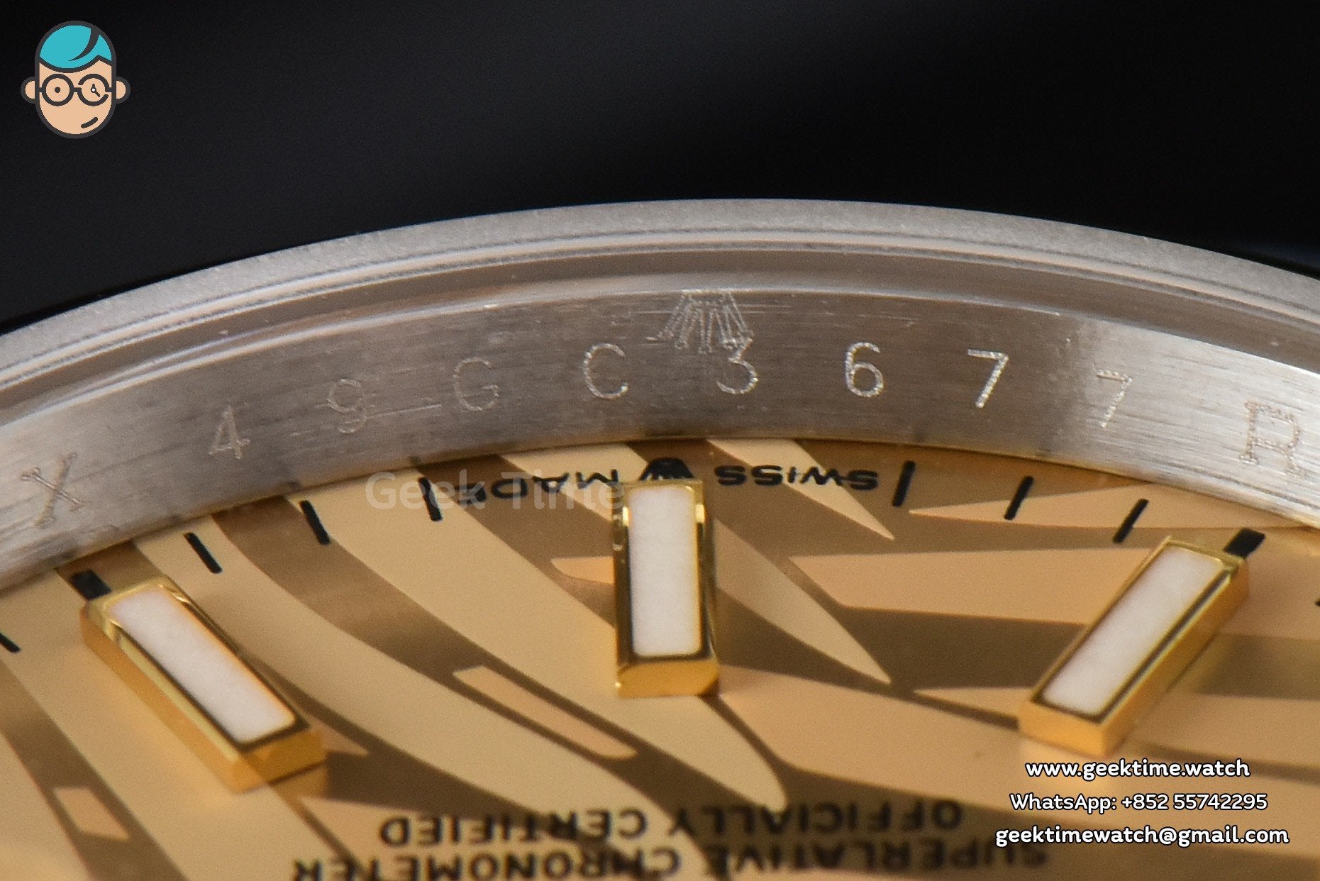 DateJust 36mm YG/SS BPF quadrante YG liscio con motivo bracciale Oyster A2824 - Image 12