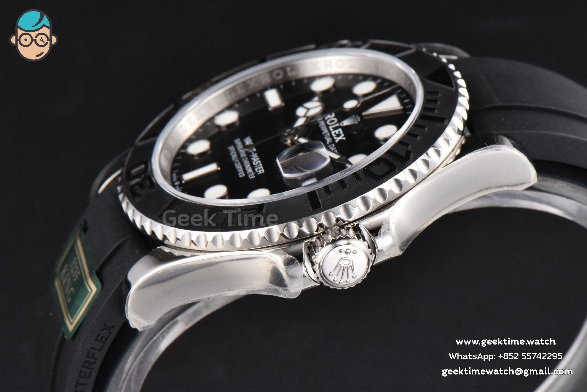 Yacht-Master 226659 42mm King 3D Black Ceramic Oysterflex Strap VR3235 - Image 10