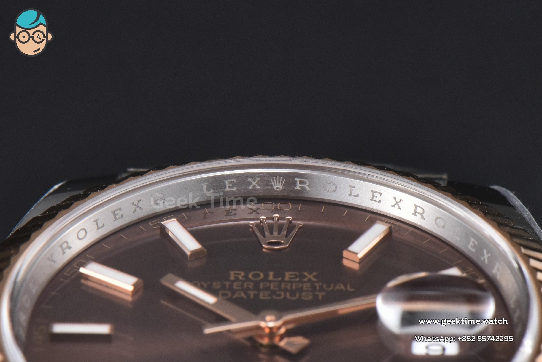 DateJust 41mm 126331 Clean CF RG/SS quadrante cioccolato bracciale Jubilee VR3235 - Image 12