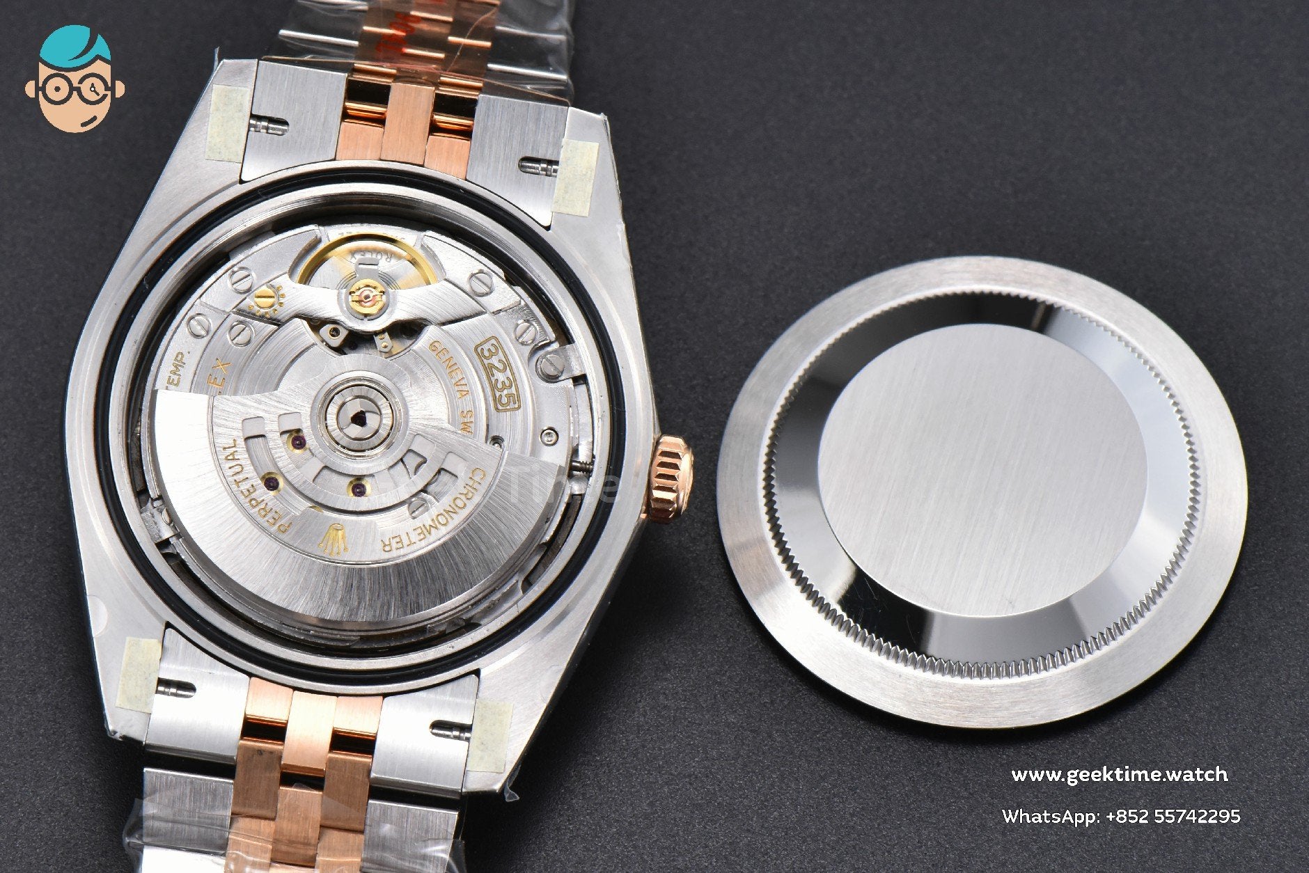 DateJust 41mm 126331 Clean CF RG/SS quadrante cioccolato bracciale Jubilee VR3235 - Image 20