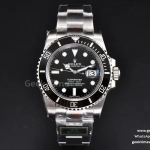 Submariner 116610 LN 40mm ARF Black Ceramic Black Dial SS Bracelet VS3135
