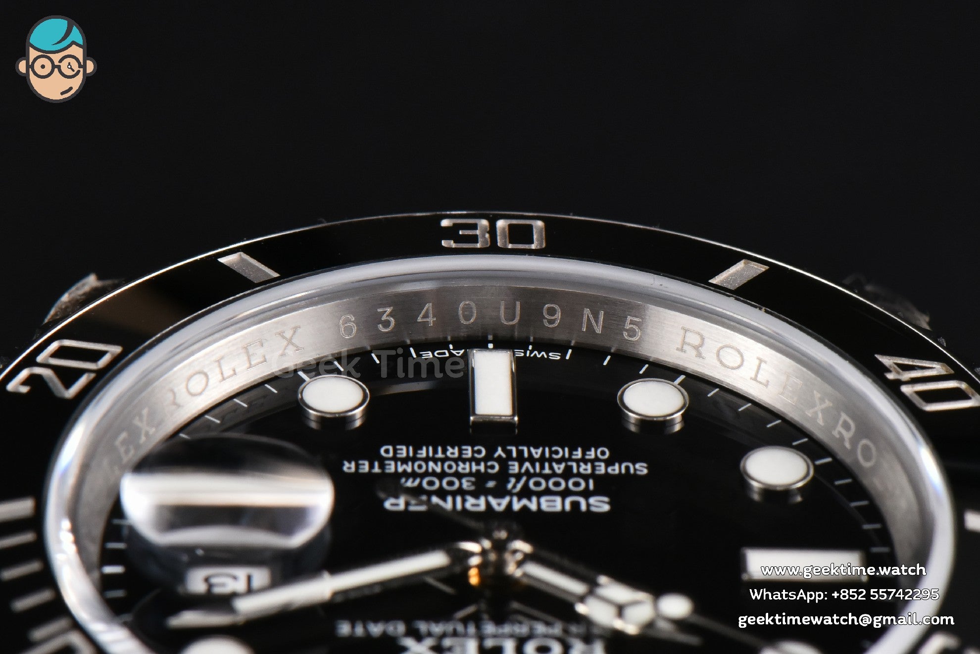 Submariner 116610 LN 40mm ARF Black Ceramic Black Dial SS Bracelet VS3135 - Image 11