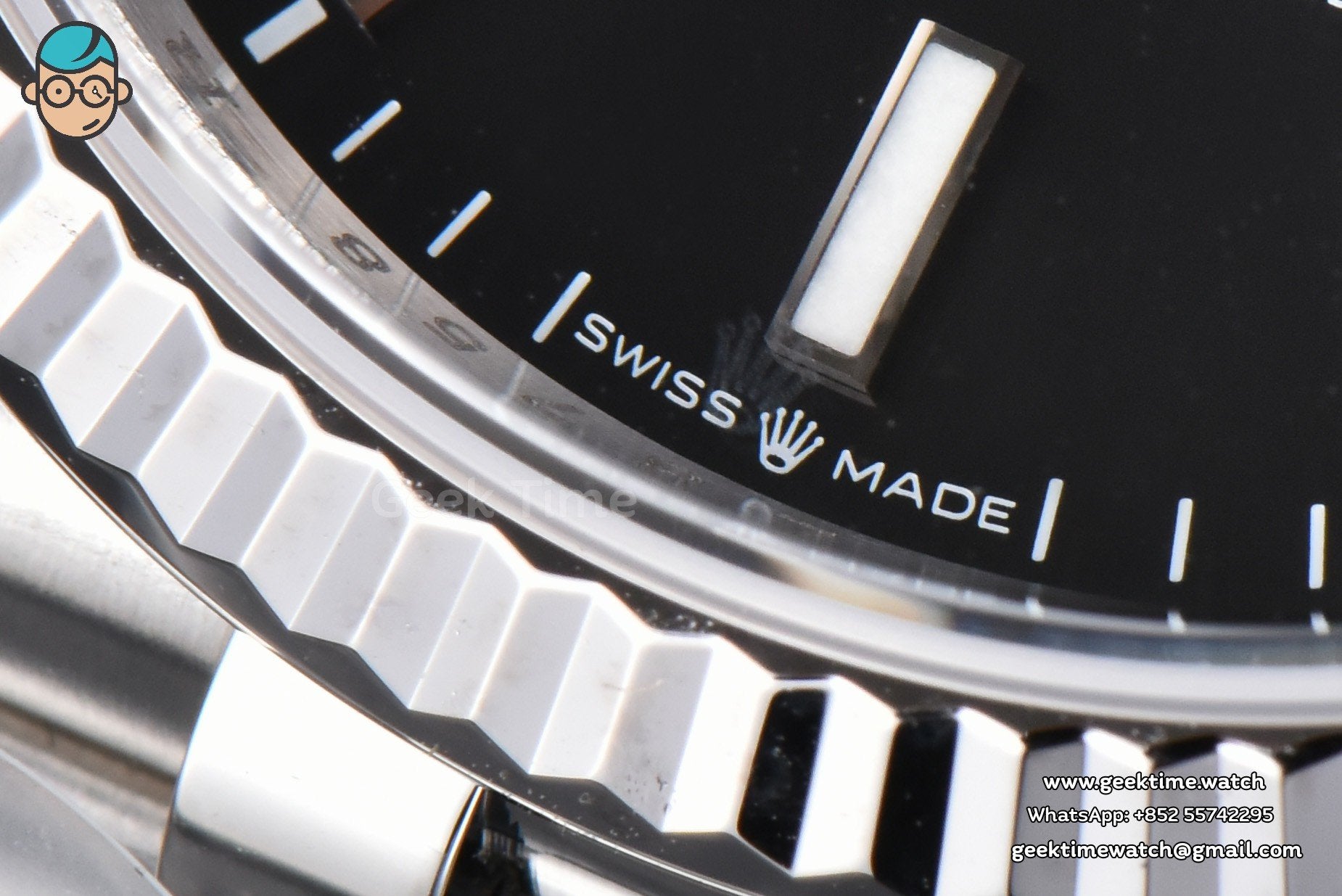 DateJust 41mm 904L VSF Black Dial Lume Marker Jubilee VS3235 - Image 7