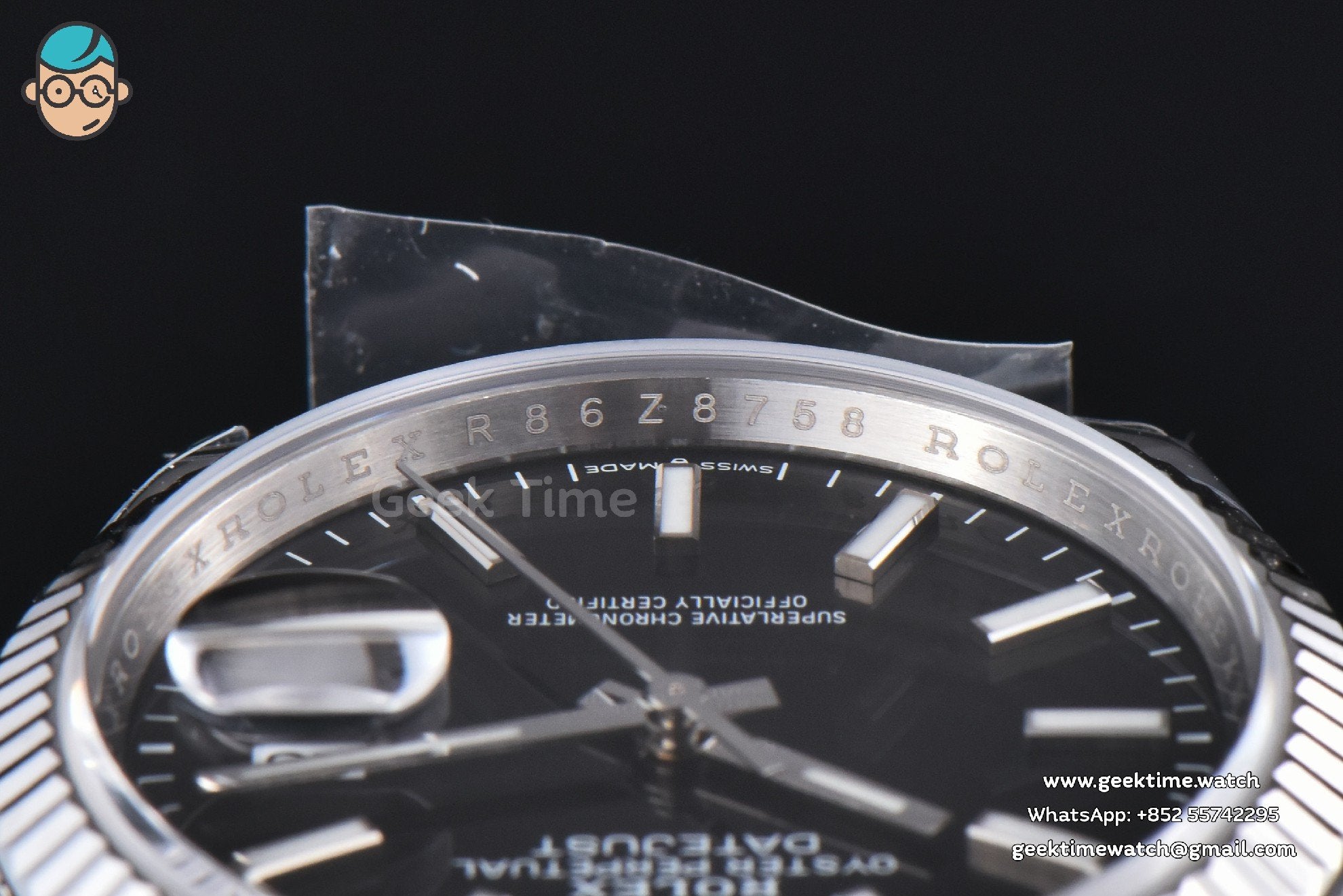 DateJust 41mm 904L VSF Black Dial Lume Marker Jubilee VS3235 - Image 12