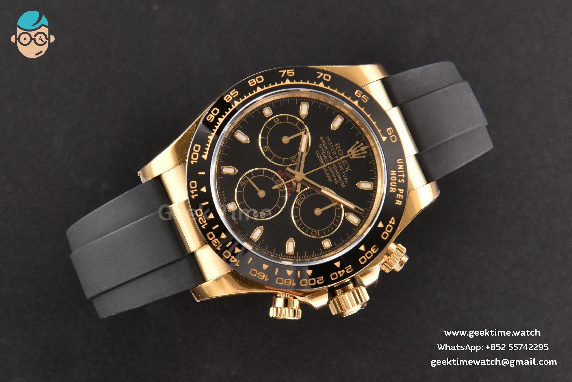 Daytona 116518 Clean CF Ceramic Black Dial Oysterflex Strap SA4130 - Image 14