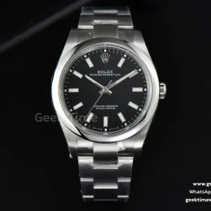 Oyster Perpetual 39mm 114300 BPF Black Dial SS Bracelet A2824