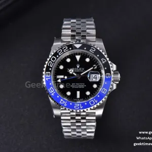 GMT Master V9F 126710 BLNR Black DIial Jubilee Bracelet A3285